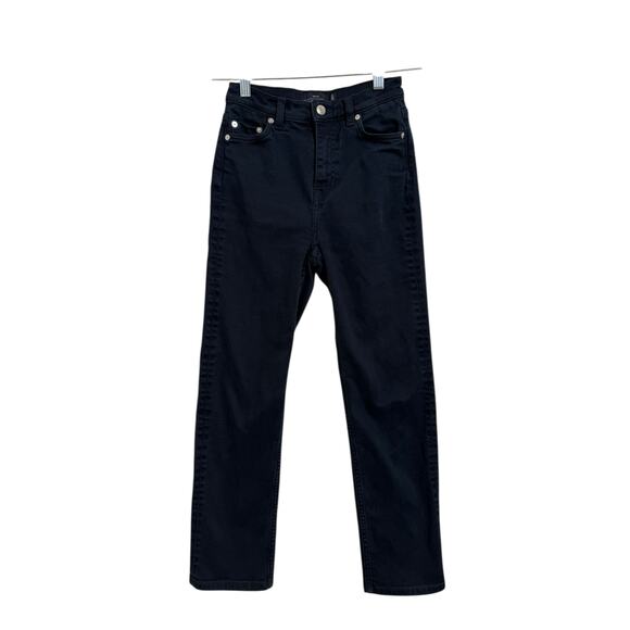 & Other Stories Women's Black Straight Leg Denim Jeans Size 24 - Picture 1 of 12